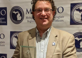 Lubig with the award