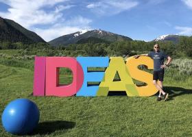 Anderson in Aspen (Instagram photo)