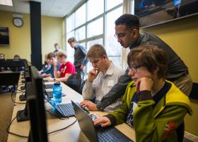 Grand opening event at U.P. Cybersecurity Institute