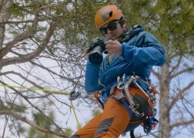 Crady documents ice climbers while attending NMU