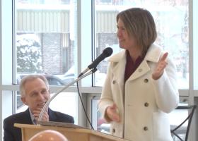 Ruge and Cambensy at the event (still from abc10up.com story)