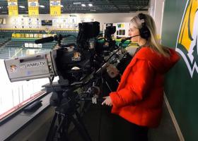 Ludwig operating a camera (Anne Ludwig photo)
