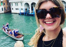 Gallagher enjoying Venice before COVID-19