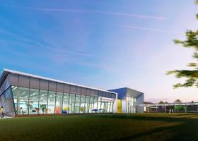 Rendering of future Career Tech and Engineering Technology Facility