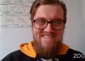 Cole during presentation