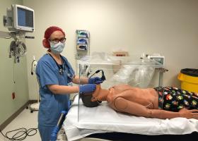 Photo from UPHS test of the hood