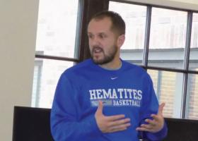 Reichel teaching a class (Mining Journal photo)