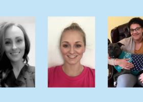 From left: Enrietti, Hawkins and Mitchell