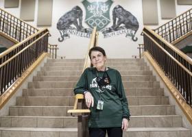 O'Dowd (photo by Alyssa Keown/Battle Creek Enquirer via AP)