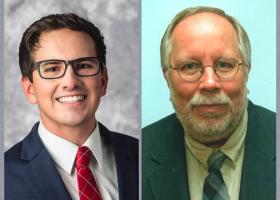 Morgan (left) and Seppanen