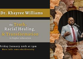Khayree Williams event poster