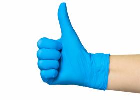 Gloved hand (iStock photo)