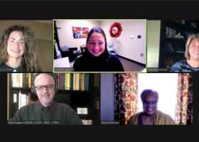 CCS team during Zoom meeting