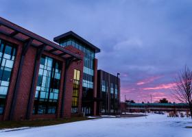 NMU winter stock photo