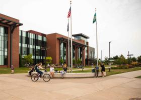 NMU campus stock photo