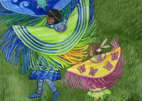 From a painting by NMU student Reese Carter