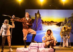 Actors from the recent production of "Above the Timberline."