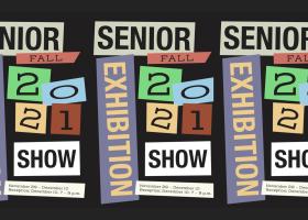 Senior Art Exhibition graphic