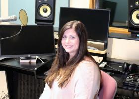 Selissen in an NMU production studio