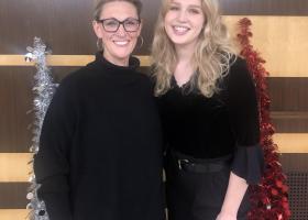 Colwitz (left) with Palomaki