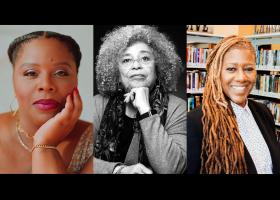 (From left): Cullors, Davis and Patrick