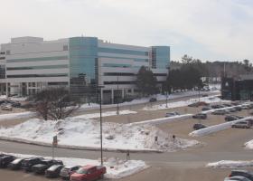 A portion of the former hospital complex across the street from NMU's Northern Center.