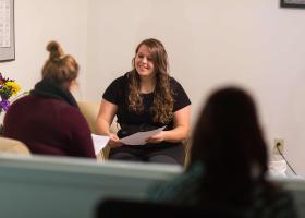 Social work lab stock photo