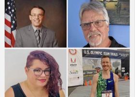 Top (L to R): Nystrom and Paquette; Bottom: Lay and Mosier