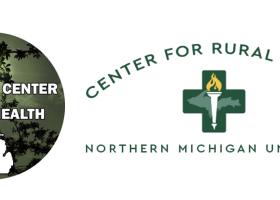 Logos for Michigan and NMU Centers for Rural Health