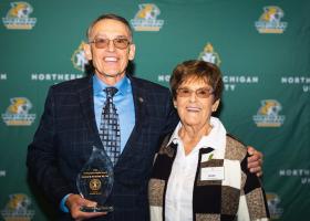 Steve Nystrom and his mother, Sally