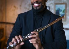 Flutist Adam Sadberry