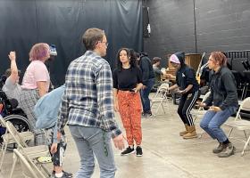 "Finding Home" rehearsal photo