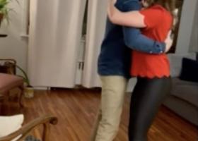 A still from the Doskeys' dancing video