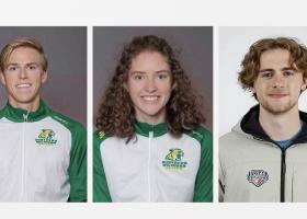 WUG competitors (from left) Karsrud, Richter and Gundry