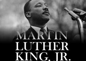 Day of Service poster with Martin Luther King Jr. image