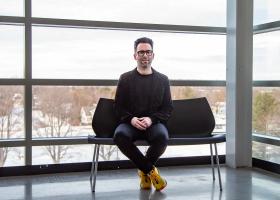 Aumann, photographed by NMU Associate Professor Christine Lenzen for "The New York Times"