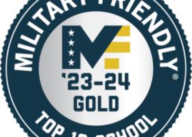 Military Friendly Gold/Top 10 Logo