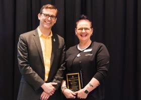 President Tessman with T Hamari