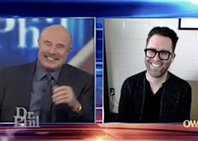 Aumann (right) on 'Dr. Phil'
