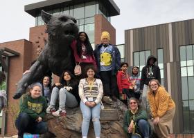 Young Wildcat Scholars on campus