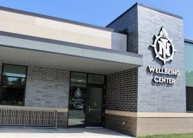 New WellBeing Center off Lincoln Avenue, which has a drive-thru pharmacy and expanded parking lot