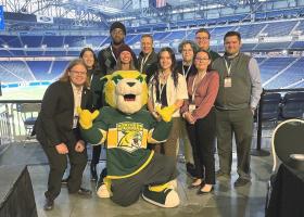 The NMU group at Little Caesars Arena