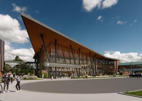 Conceptual rendering of the Northern Enterprise Center