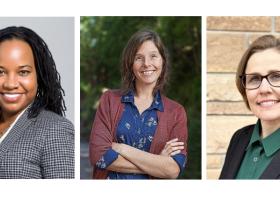 From left: Campbell, Thompson and Dahlman