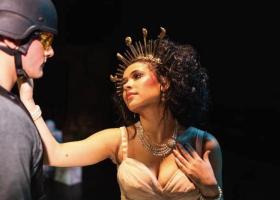 Moreau as the title character in the NMU production of "Salome."