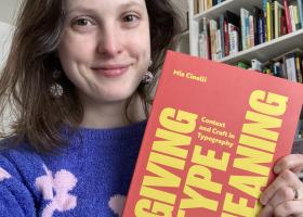 Cinelli with her book