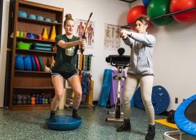 Injury Evaluation and Care Clinic stock photo