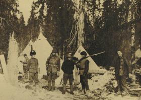 Tents of Co. C 310th Engineers (from Beaumier Center online exhibition)