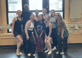 NMU dancers in Detroit