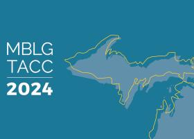 Conference graphic showing the Upper Peninsula as the site of this year's event